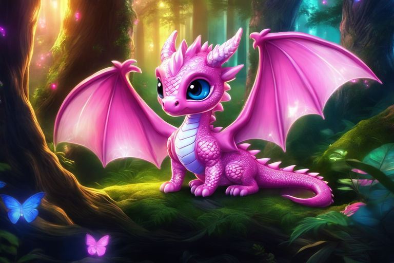 Kawaii Dragon Cute, Purple Anime Dragon HD phone wallpaper | Pxfuel