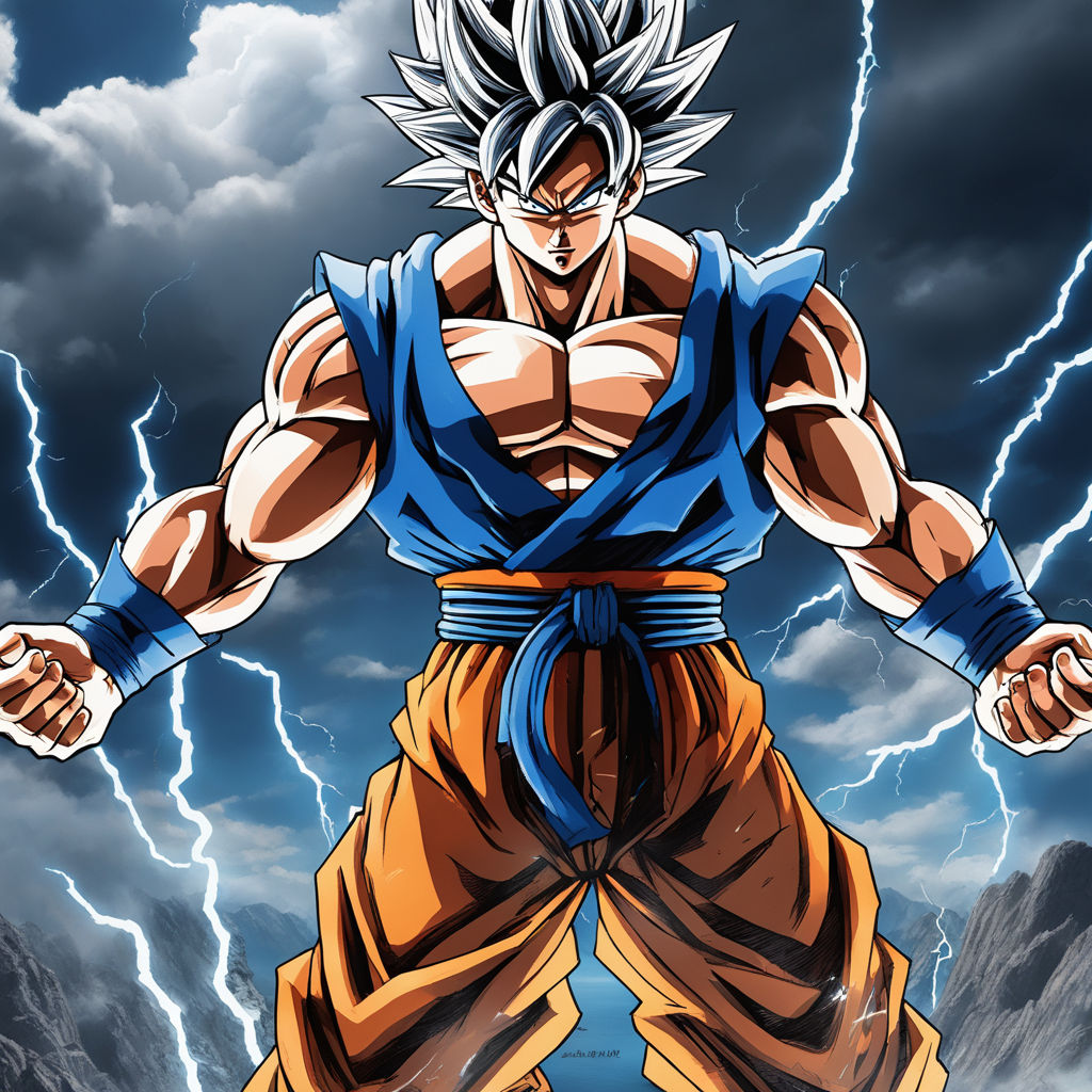 Goku portada color  Goku, Super saiyan blue, Dragon ball super