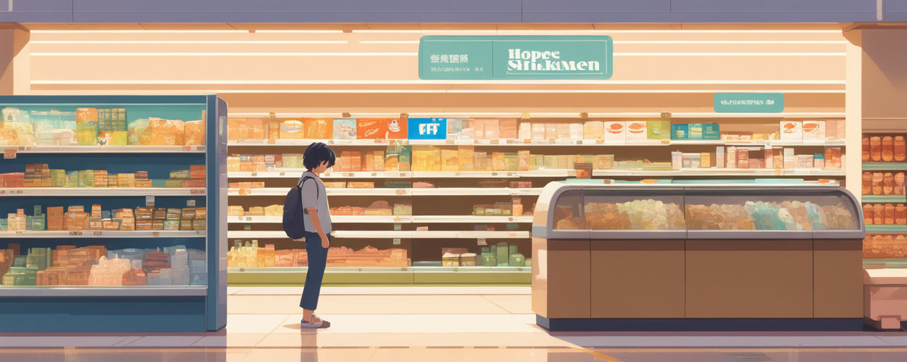 445275 anime girls, blonde, super market, anime, looking away, 2D, nimbus,  thighs, kgmnx, original characters, long hair, supermarket, black jackets -  Rare Gallery HD Wallpapers