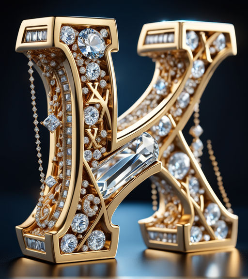 ArtStation - 3D Diamond Letters