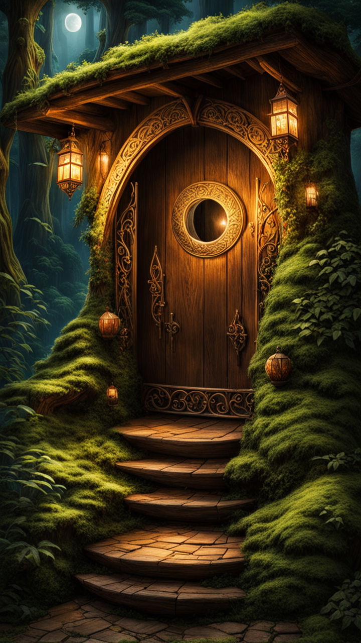 Enchanted Fairy Forest Door