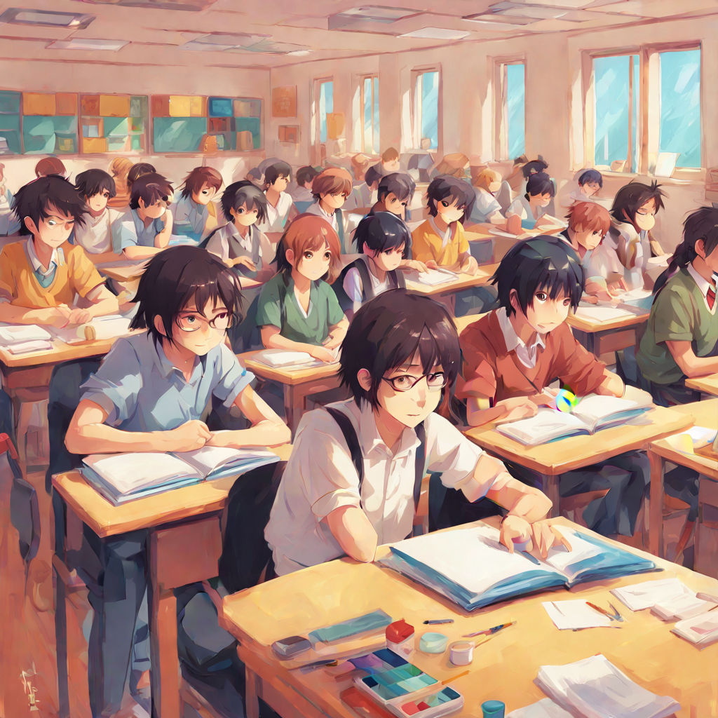 Anime classroom Patacius - Illustrations ART street
