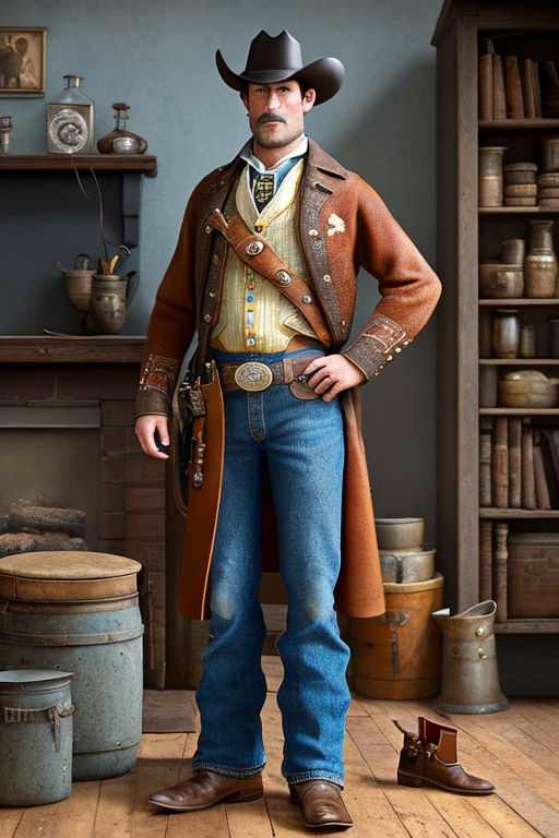 Wild West Cowboy Ken Doll Mens Costume