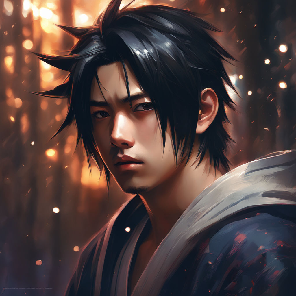 detailed full body portrait sasuke uchiha - Playground