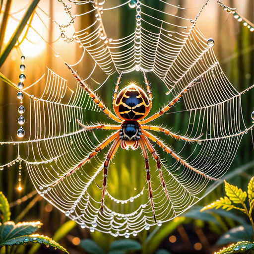 Giant spider Web  Parametric House