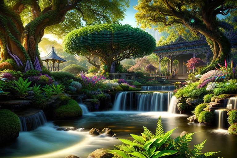 fantasy garden backgrounds