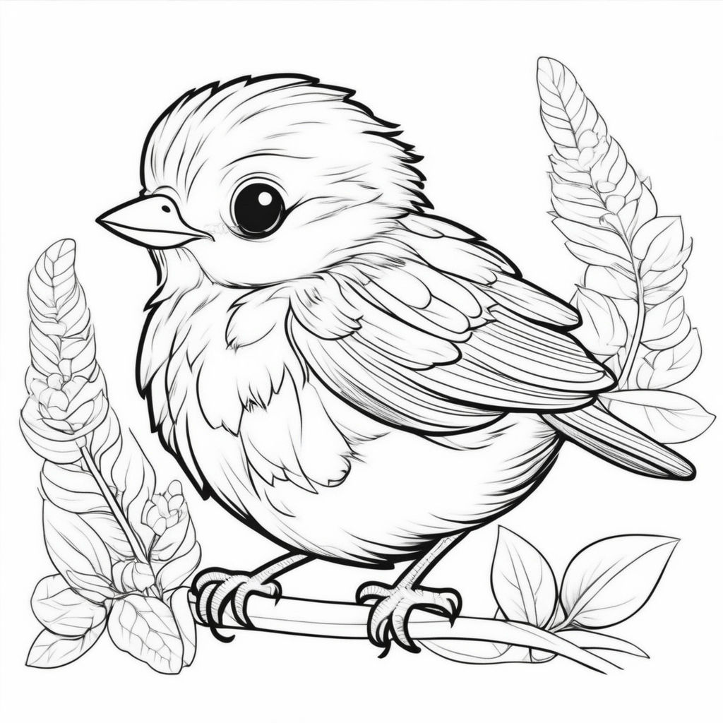 Couple Of Birds Coloring Pages Outline Sketch Drawing Vector, Cardinals  Drawing, Cardinals Outline, Cardinals Sketch PNG and Vector with  Transparent Background for Free Download