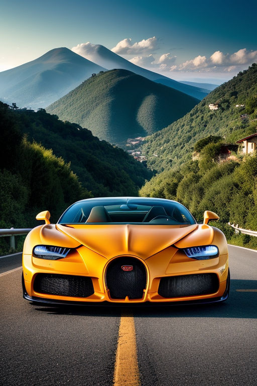 yellow bugatti wallpaper