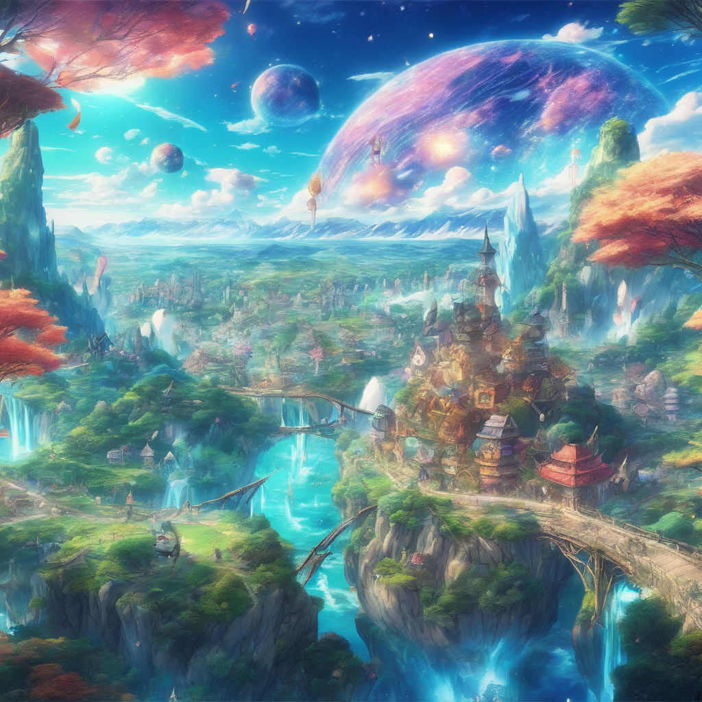 Dream world  Fantasy landscape, Fantasy artwork, Anime scenery