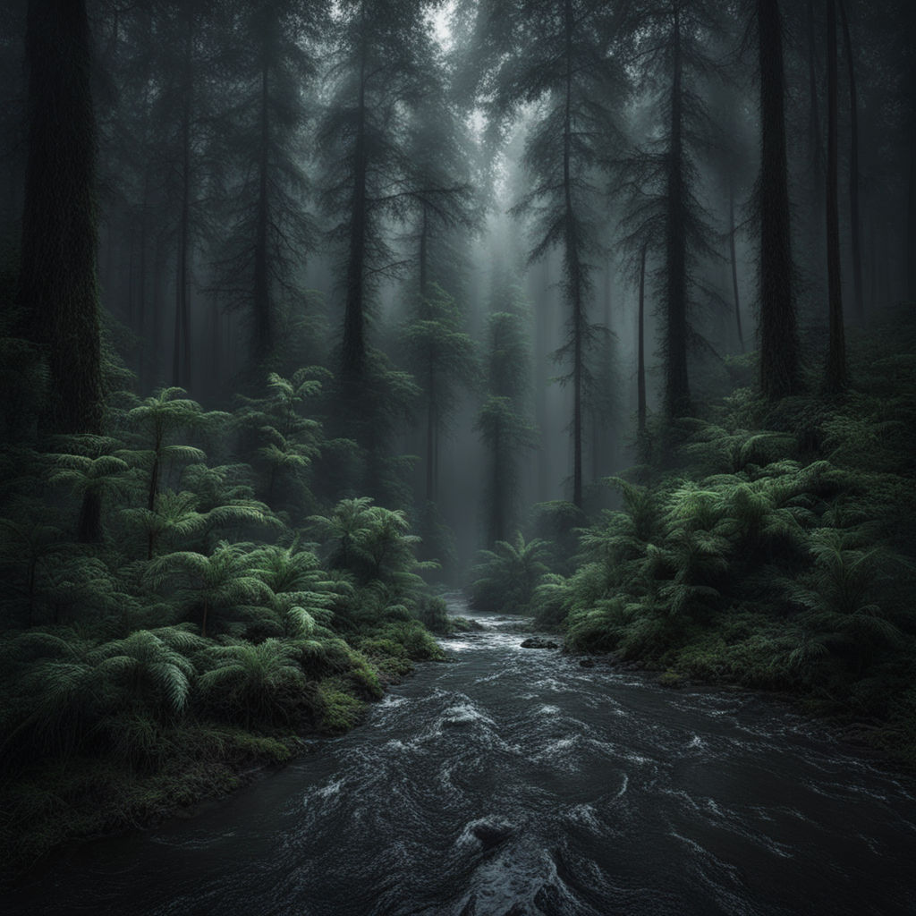 dark moody forest - Playground