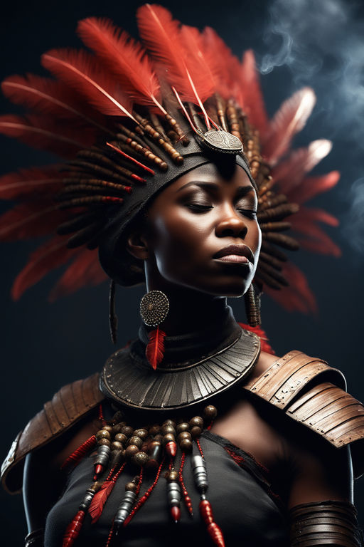 female zulu warrior