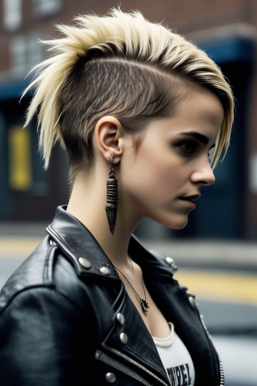 one side cut hairstyle girl - Playground