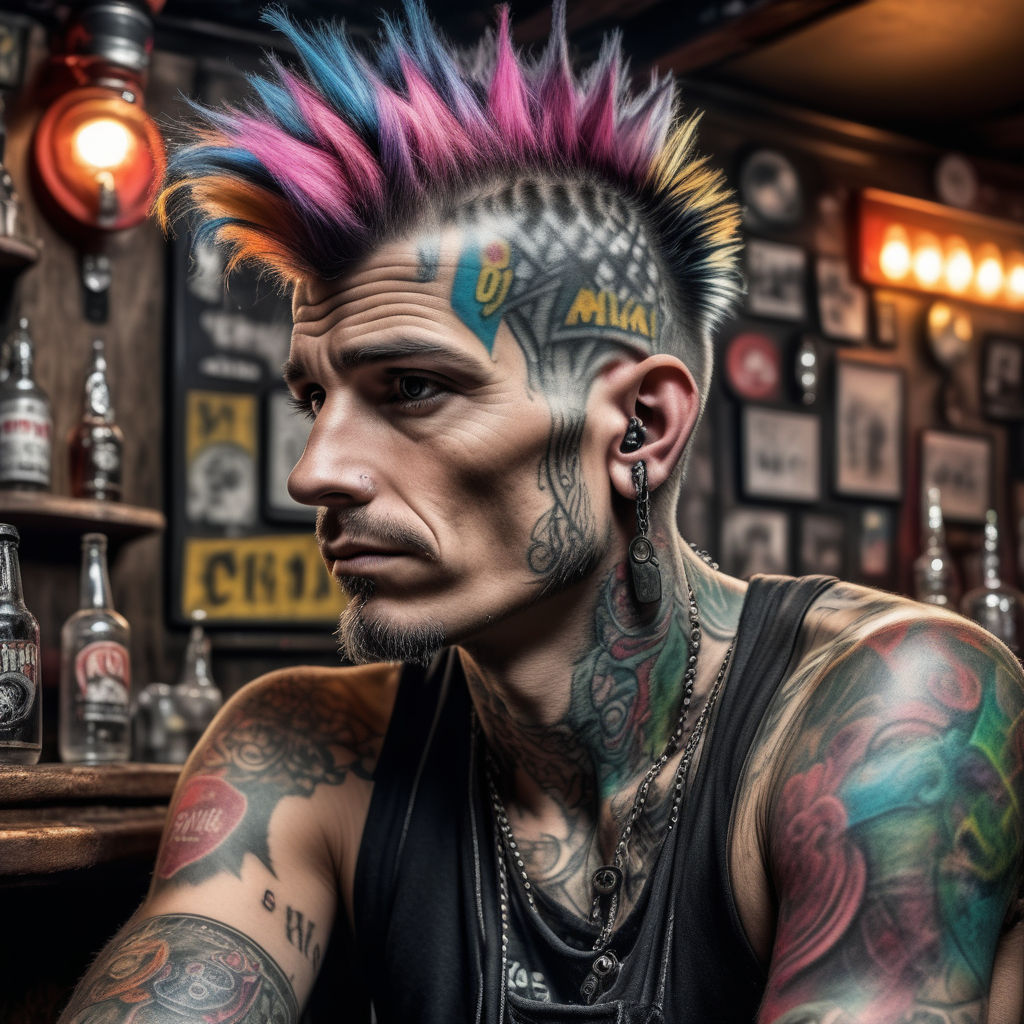 punk' in Trash Polka Style Tattoos • Search in +1.3M Tattoos Now • Tattoodo