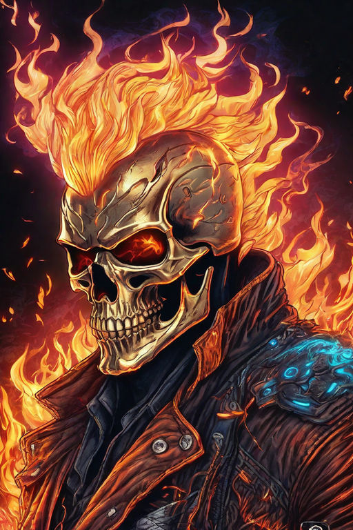 Ghost Rider Inktober day 3 by Paul Martin | Ghost rider tattoo, Ghost rider  drawing, Sketches