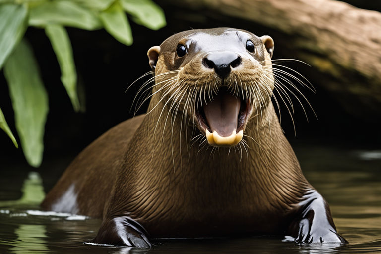 happy river otter