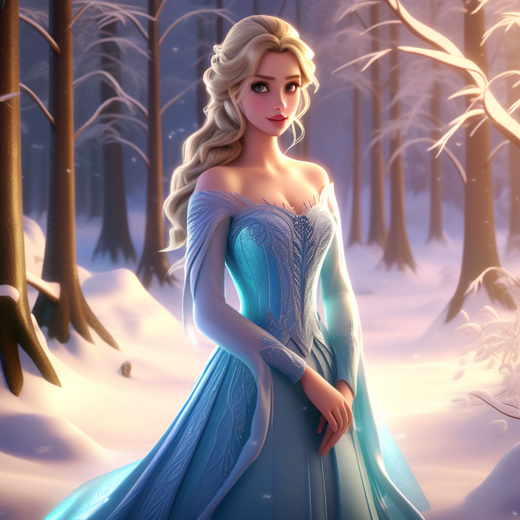 Disney Elsa of Arendelle Drawing Realistic - Drawing Skill