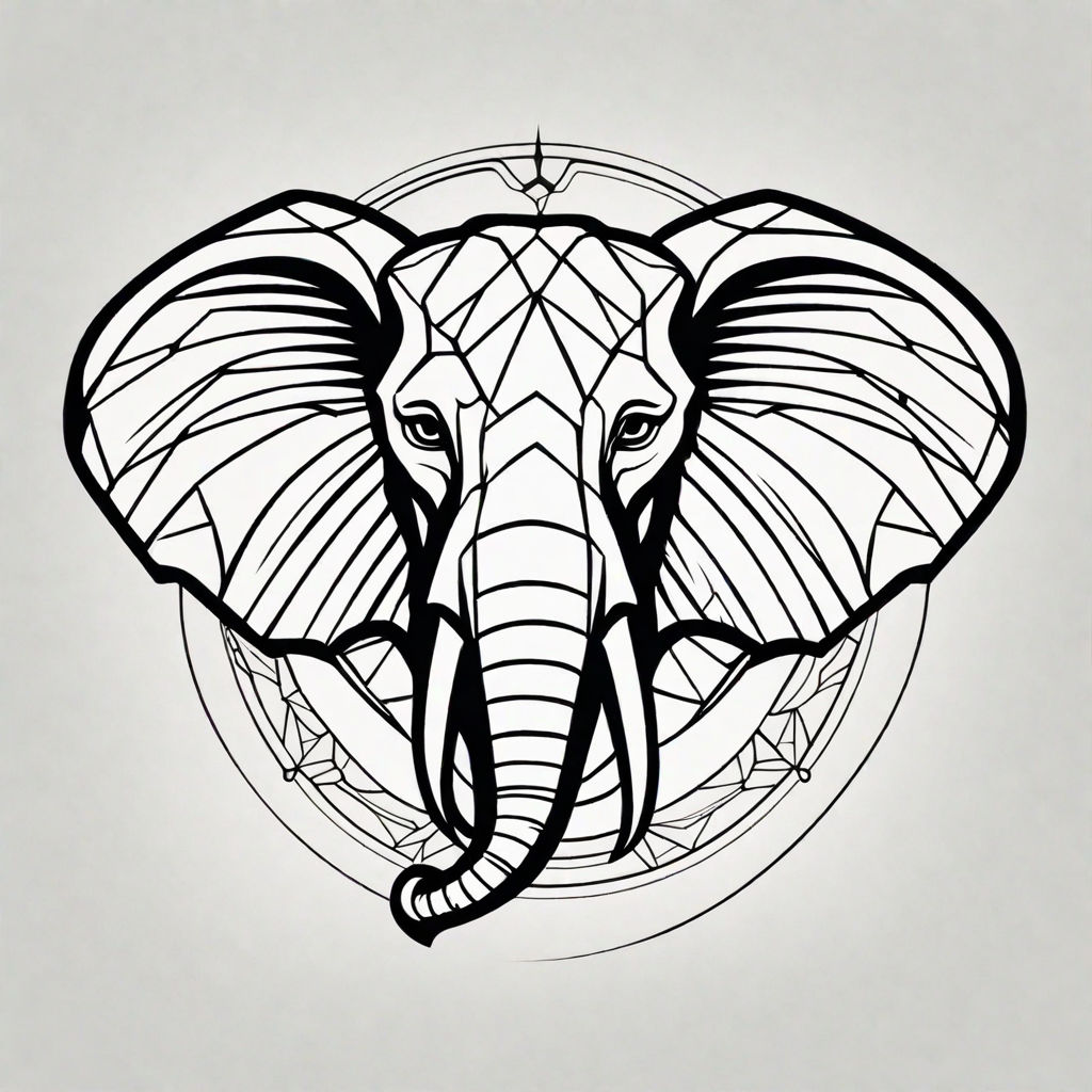 Elephant Tattoo Design Free Vector and graphic 52634343.