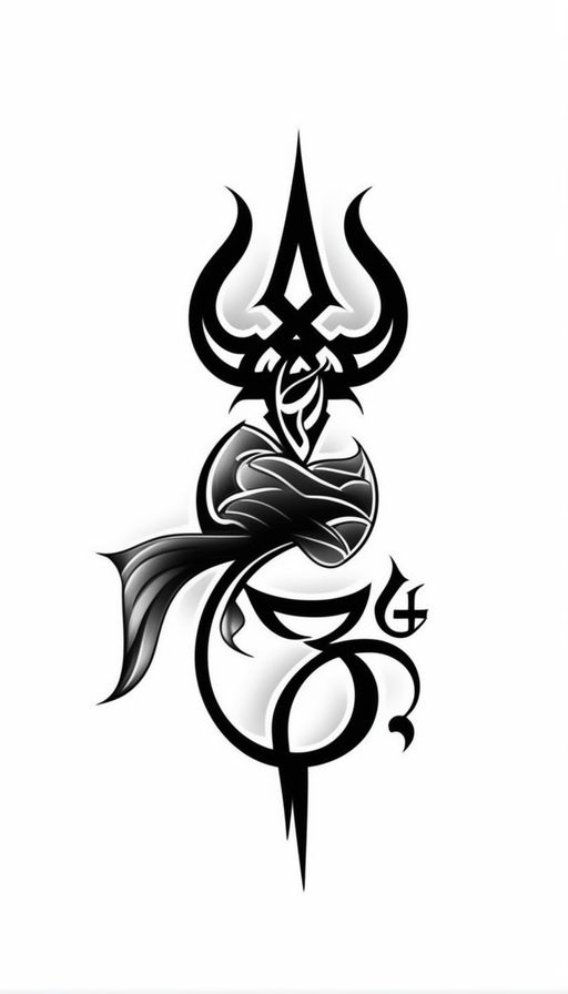 Trishul tattoo | Tattoos, Shiva tattoo, Trishul