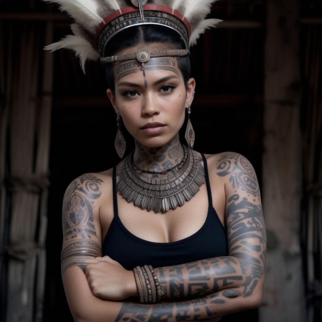 Tattooed women Indigenous Tribes