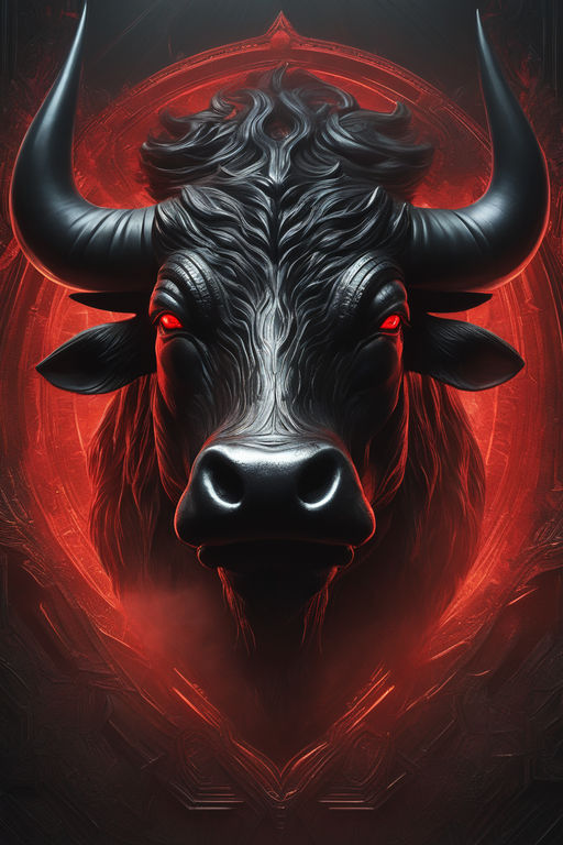 angry bull wallpaper