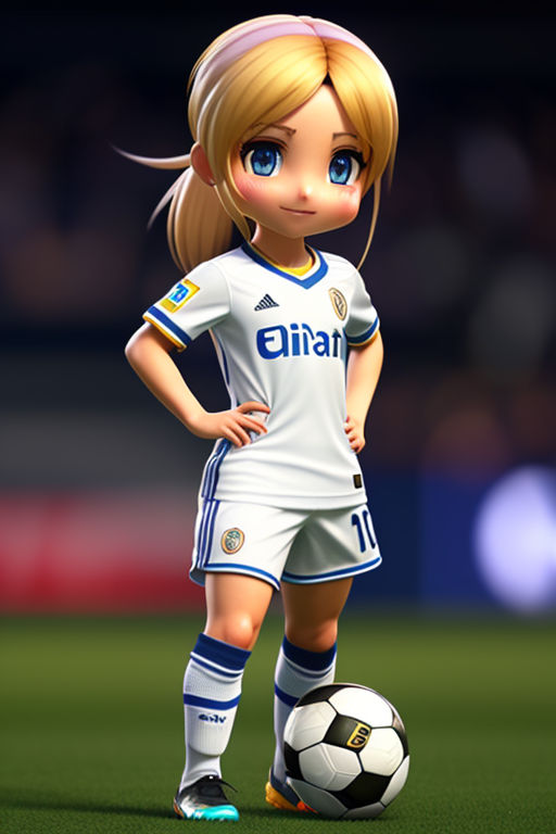 Anime character wearing a são paulo futebol clube shirt