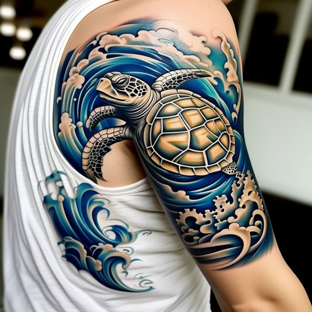 Top more than 160 badass turtle tattoo best