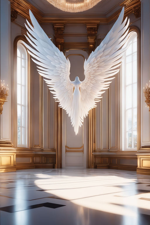 heaven angel wings background