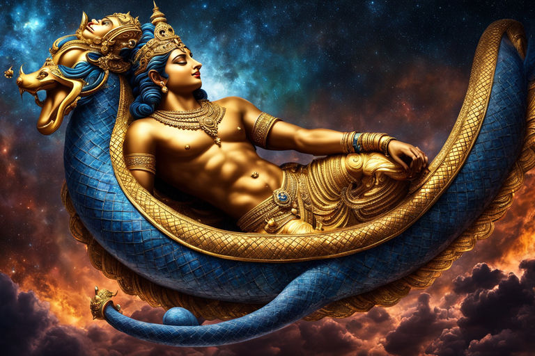 KAMYA HOME DÉCOR 60 cm Lord Vishnu resting on Lord Sheshnag wall sticker  Self Adhesive Sticker Price in India - Buy KAMYA HOME DÉCOR 60 cm Lord  Vishnu resting on Lord Sheshnag