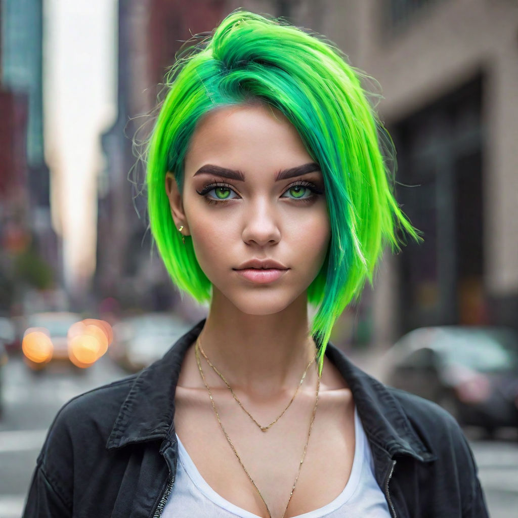 California Girl Sage Green Hair
