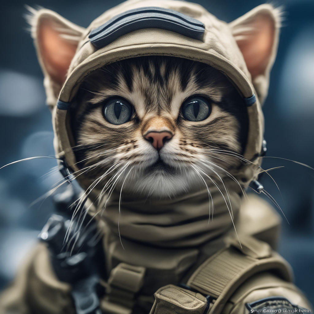 Cats in police uniforms - Playground