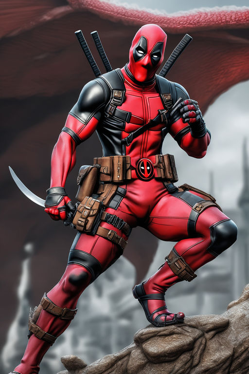 ArtStation - Deadpool + speed drawing vid