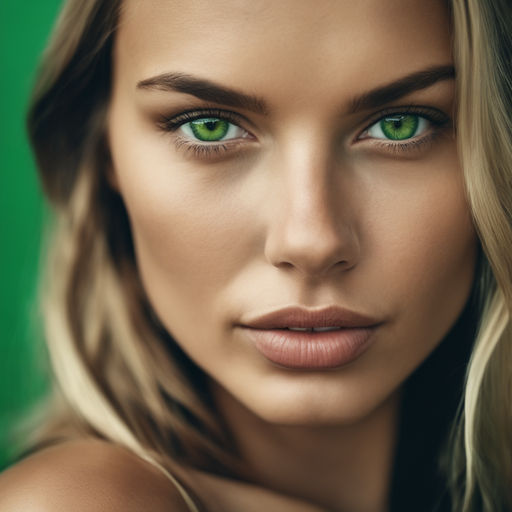 beautiful green eyes