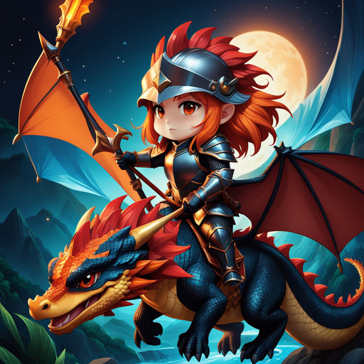 chibi dragon girl