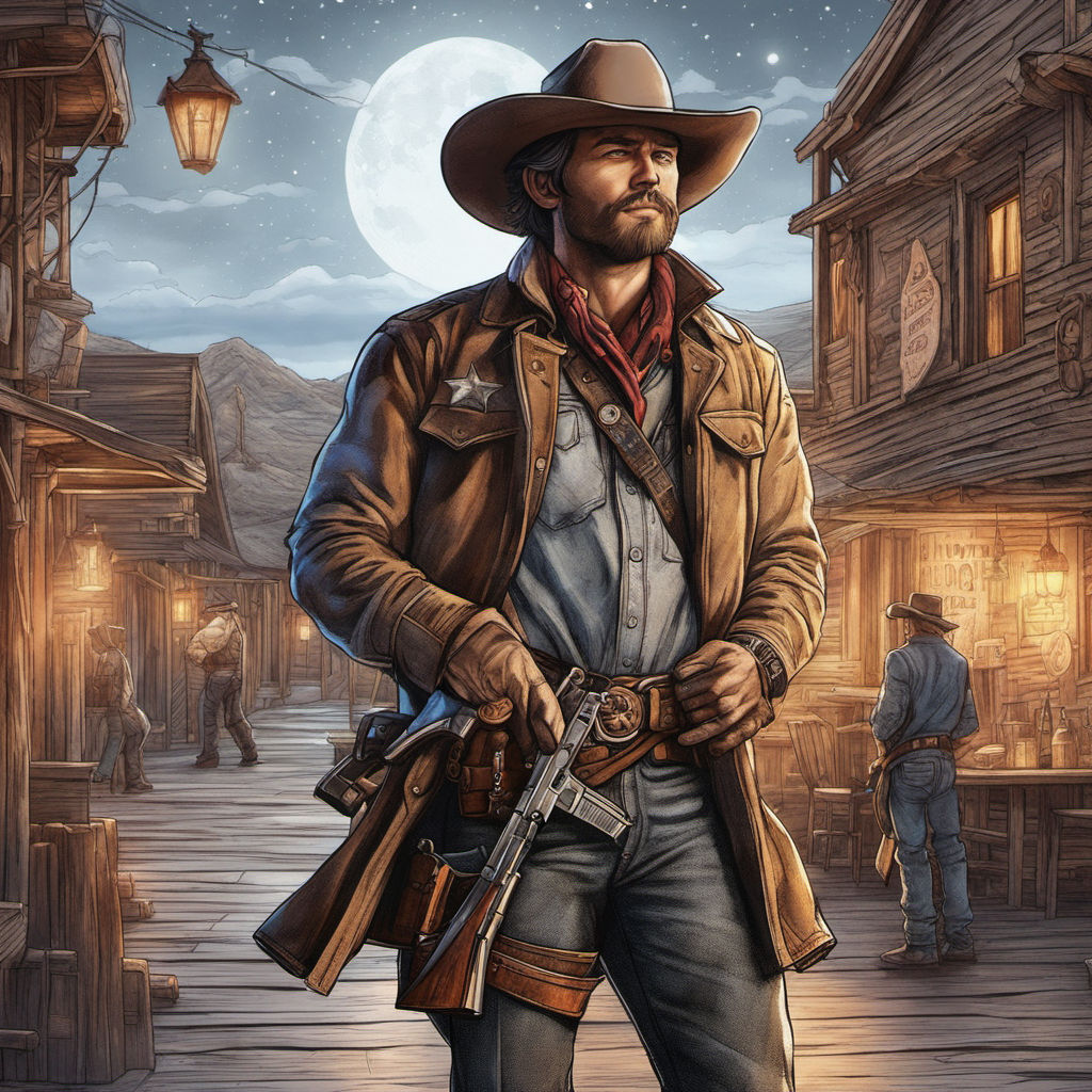 Cowboy character art