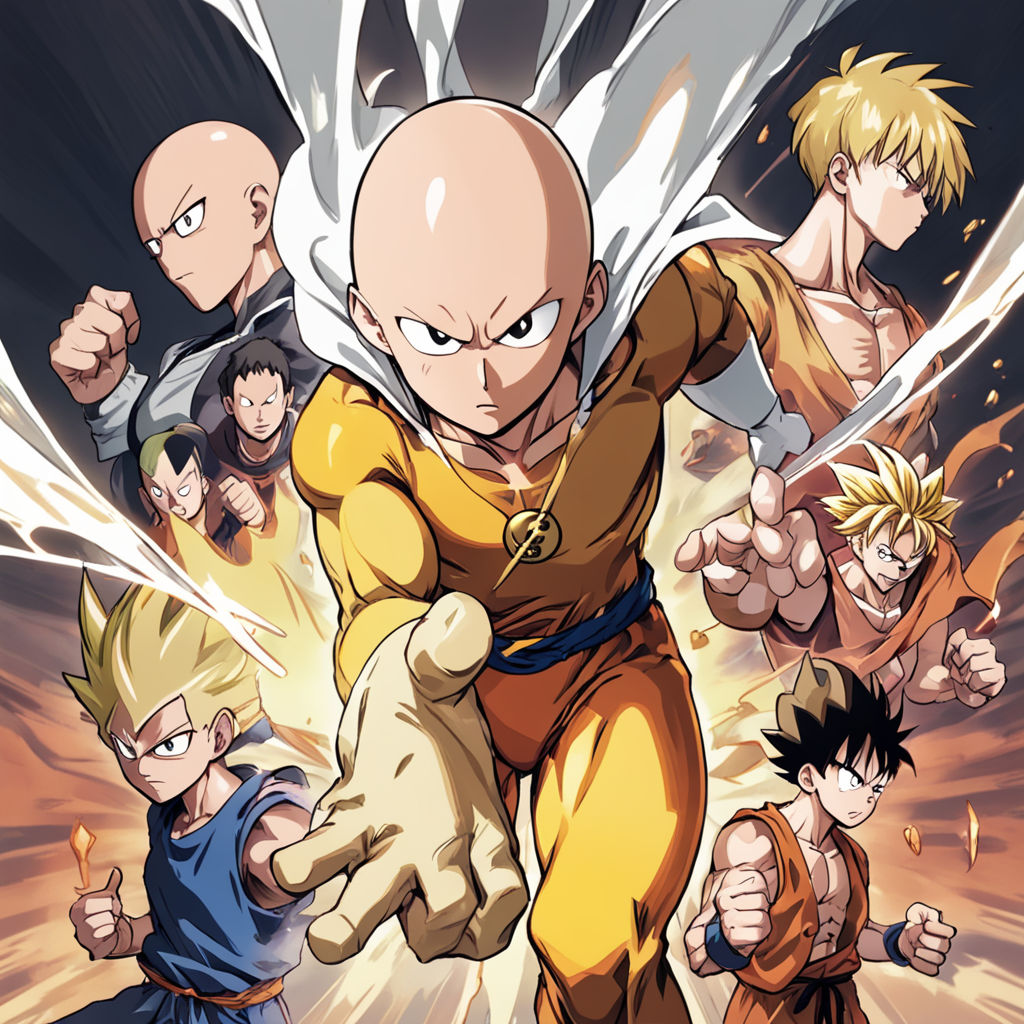 Poster Anime One Punch Man - Varios Personagens