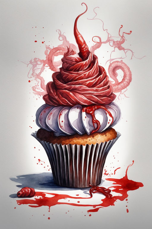 realistic cupcake tattoos