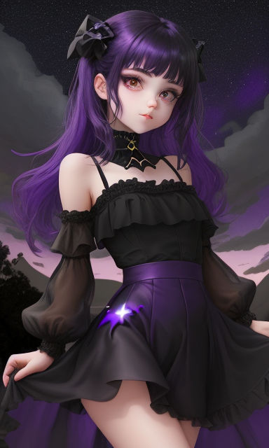 Top 10 Anime girls with black hair and purple eyes, by itsmegoku