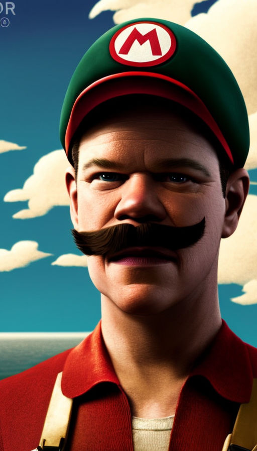 ArtStation - Super Mario PS5 Portrait