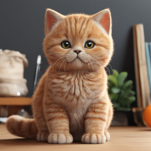 british shorthair orange tabby