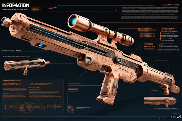 sci fi light machine gun