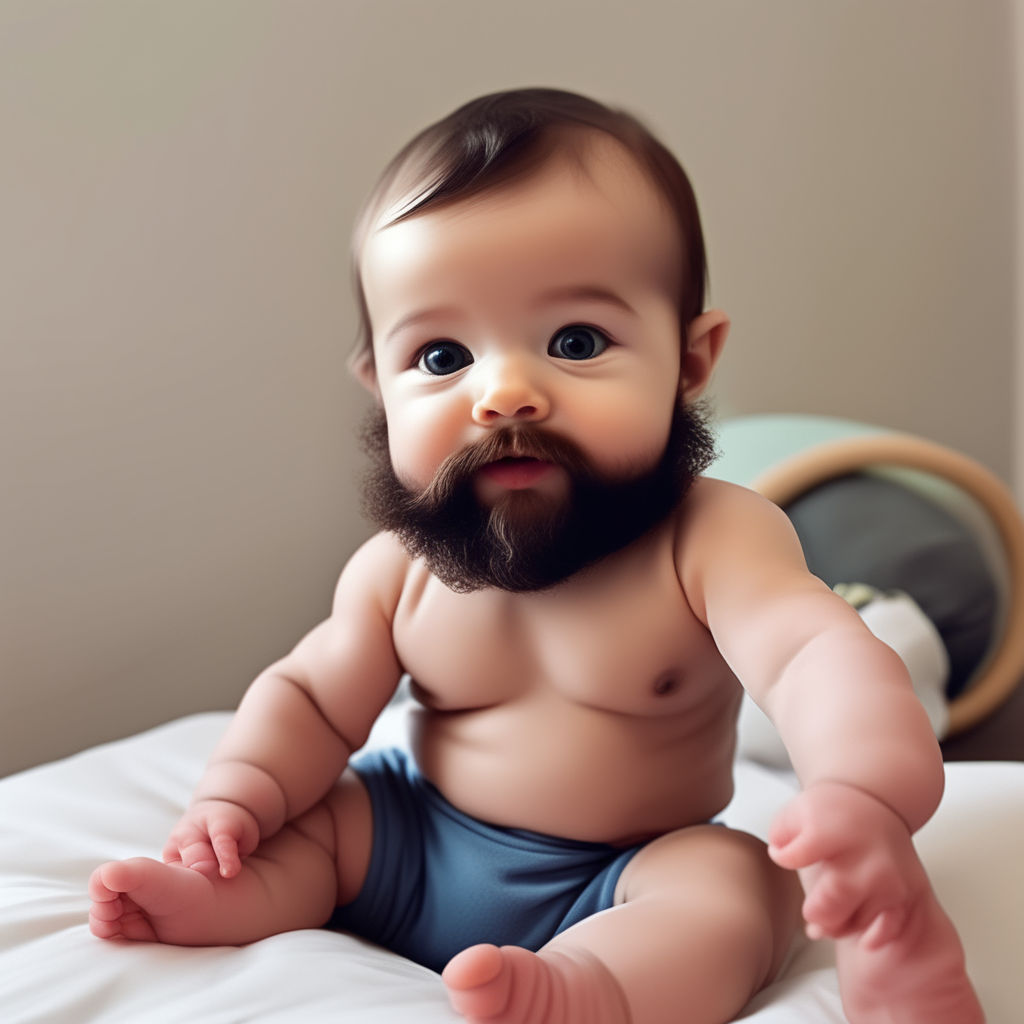 child with beard