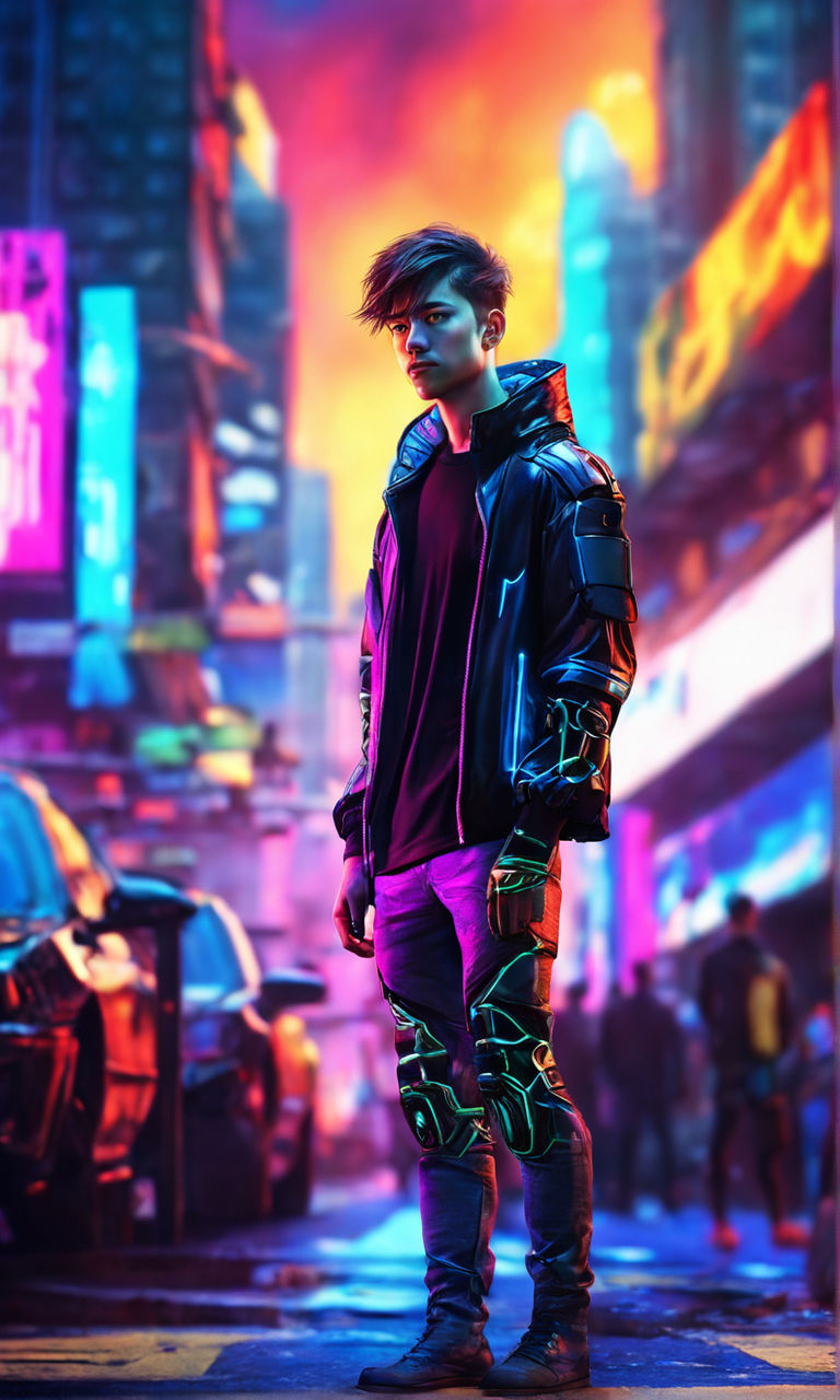Futuristic neon sneakers with cyberpunk influence. AI generative 24186744  Stock Photo at Vecteezy