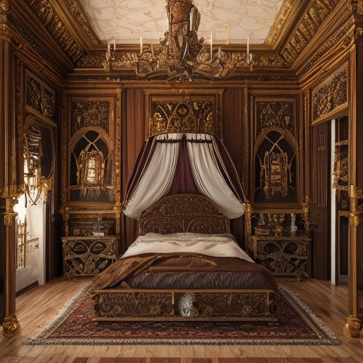 a royal throne in the royal palace, Ultra Lux