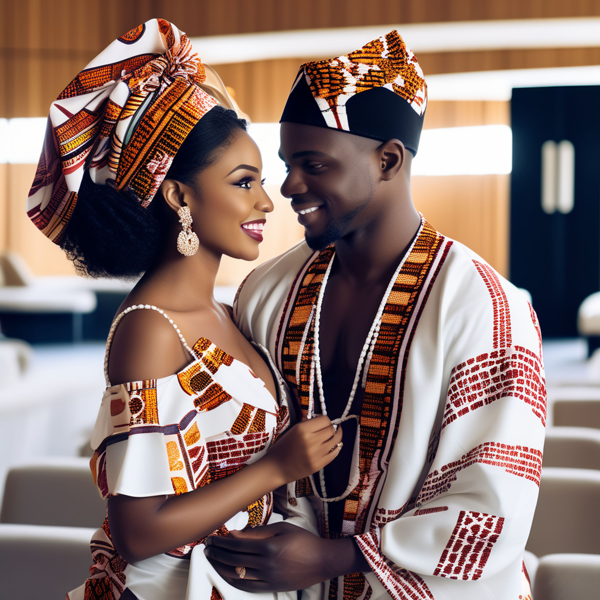 Igbo Traditional Marriage Outfits/ African Traditional Wedding Outfits/ outfits for the Queens and Kings/ African Wedding Outfits -  Sweden