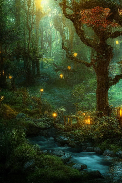 fairy forest background