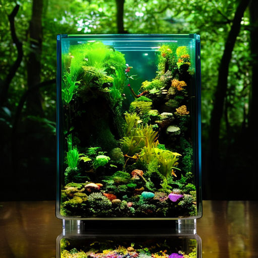 Creative Mini Tropical Fish Aquarium Aquarium Terrarium Small