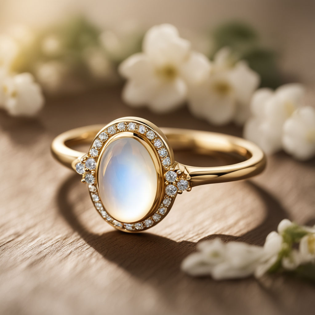 Moonstone Crystal Pandora Style Sterling Silver Ring - Etsy