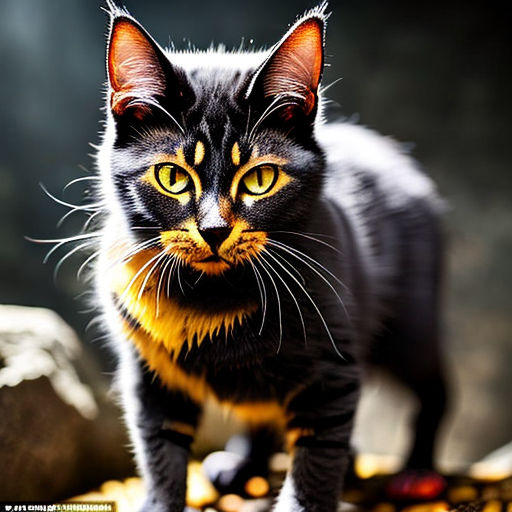 tortoiseshell and white cat with amber eyes