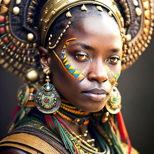 beautiful african tribal women