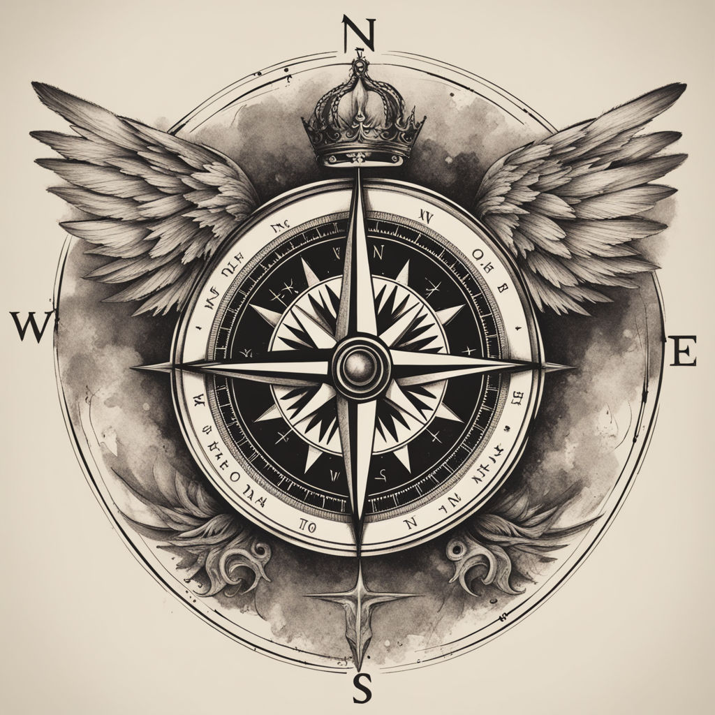 Valkyrie Compass' Tattoo — LuckyFish, Inc. and Tattoo Santa Barbara